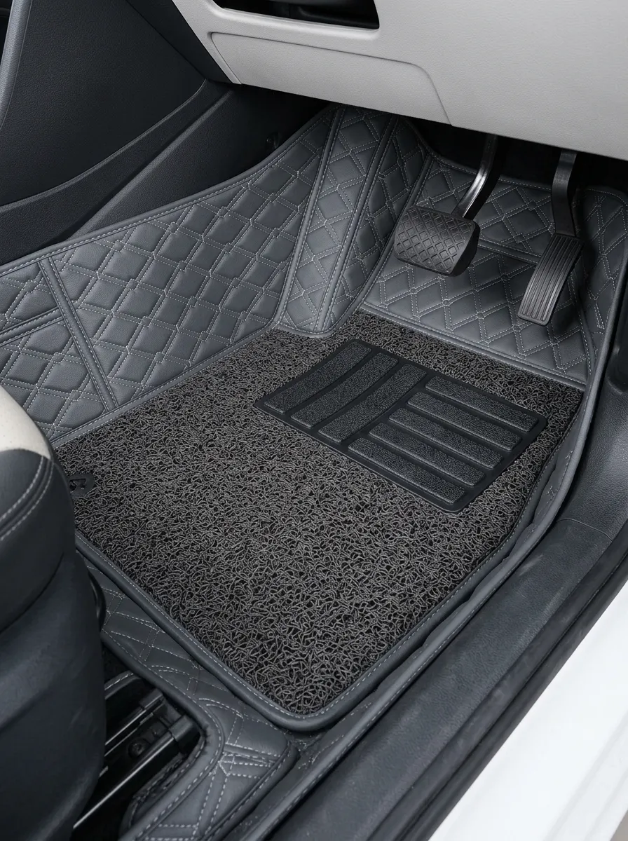 Modern Travel-Style Car Floor Mats