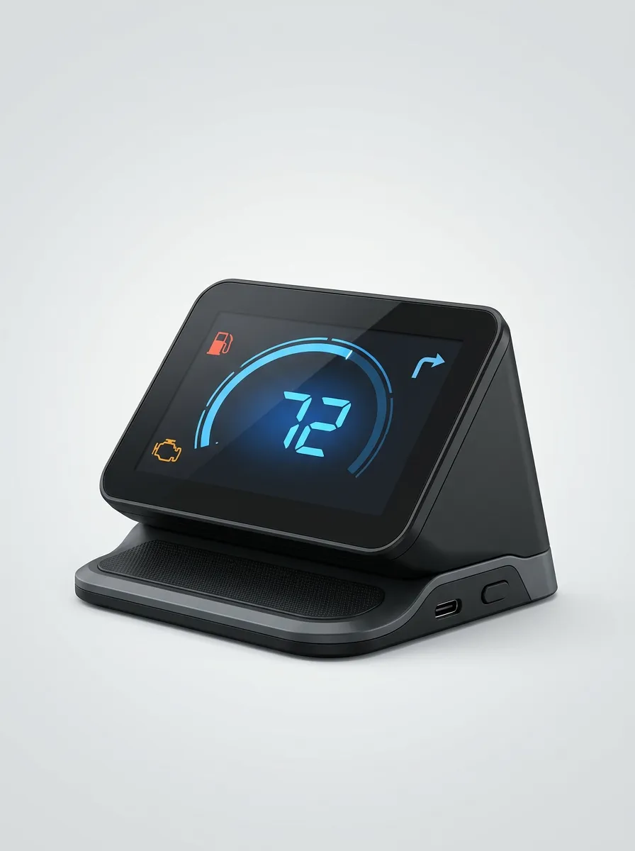 Layered Dashboard Digital-Speedometer HUD Car HUD Display