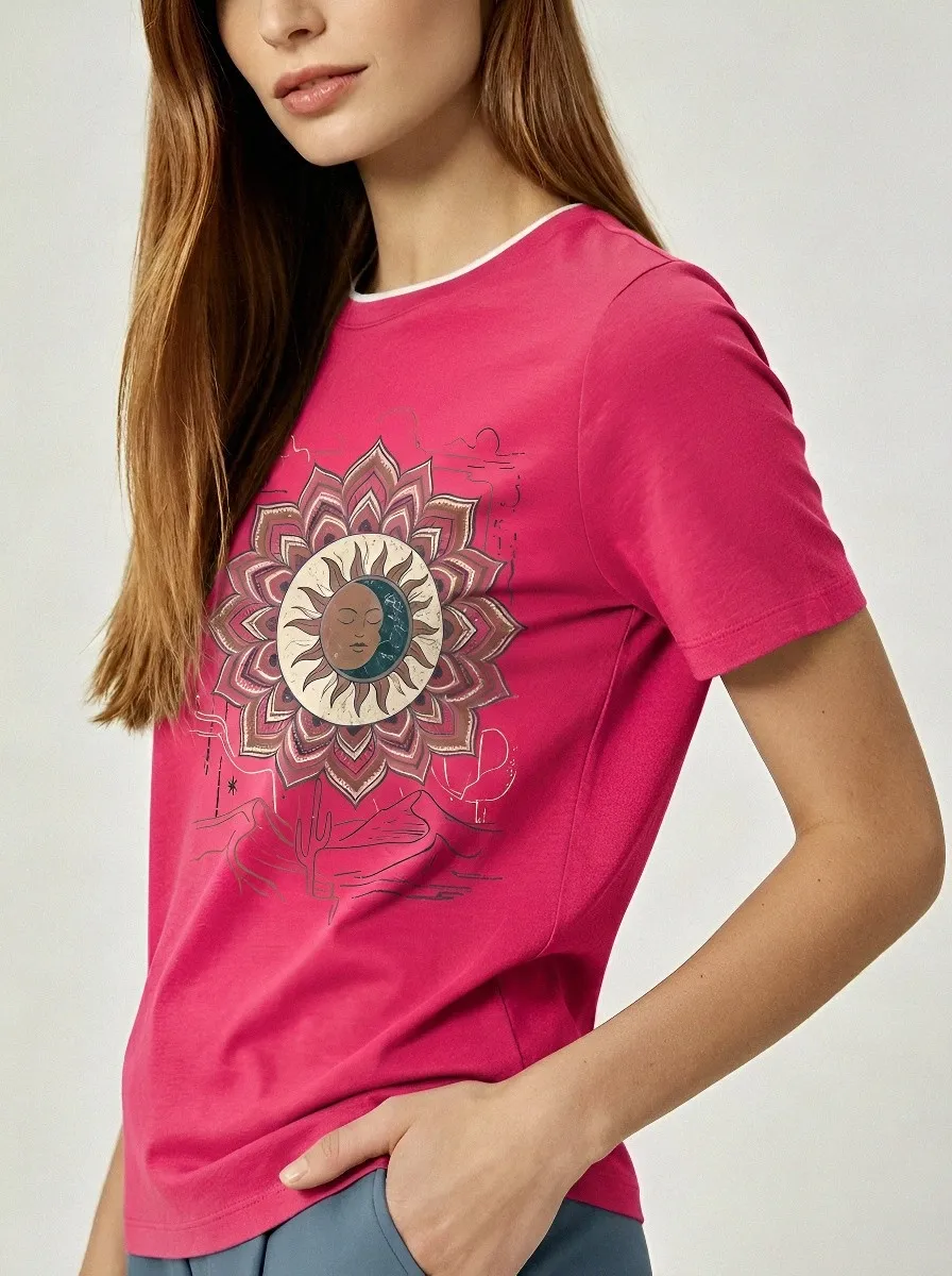 Boho Celestial Sun T-Shirt