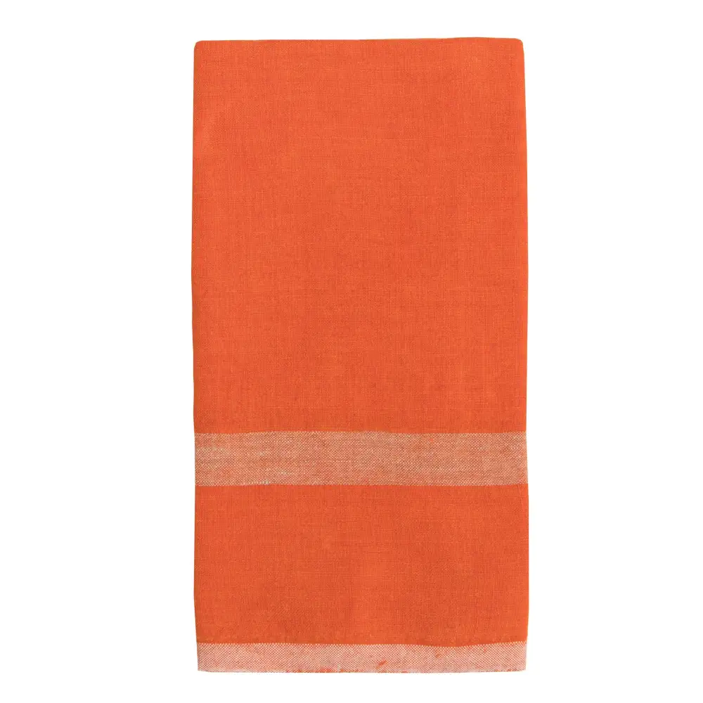 Classic Botanical Laundered Linen Kitchen Towel Set