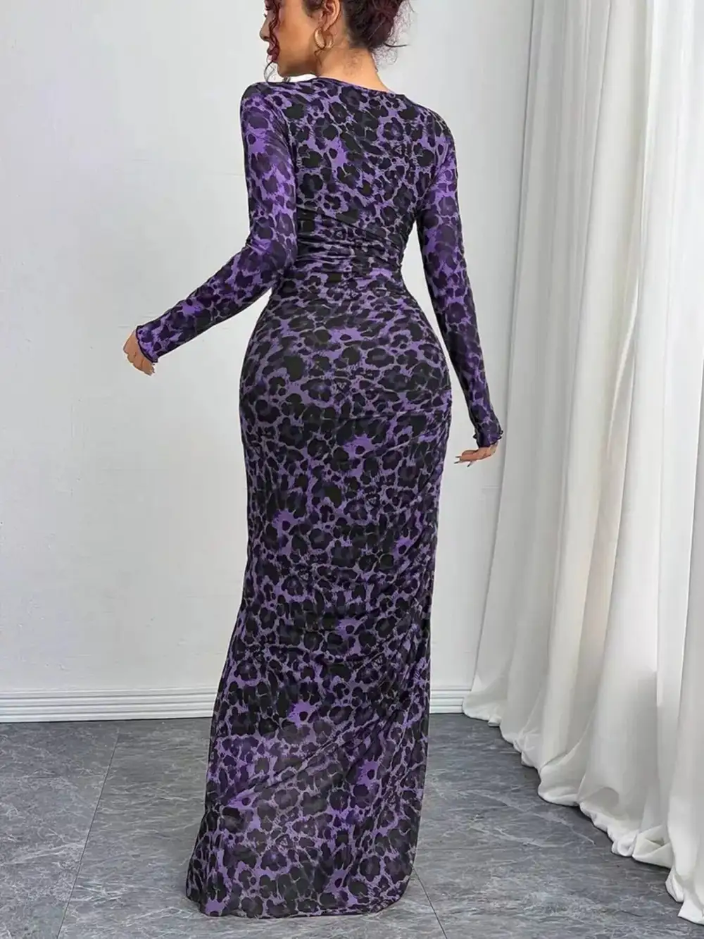 Bodycon Long Sleeve Maxi Dress