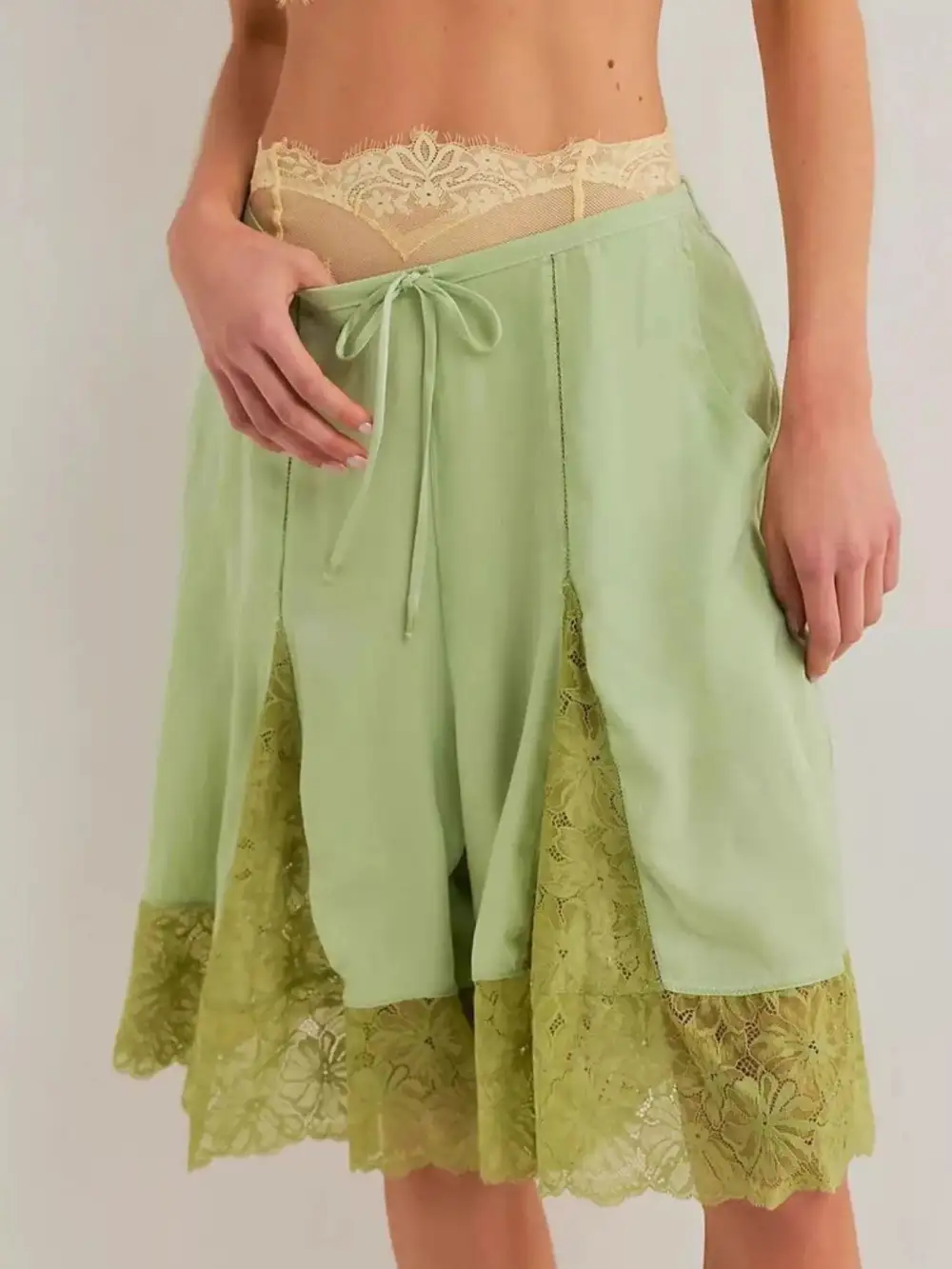 Everyday Lace Trim Shorts