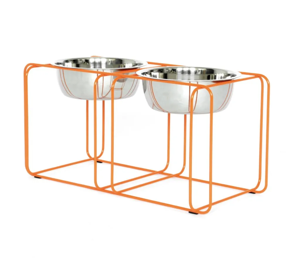 Elevated Gentle Compact Pet Bowl Stand