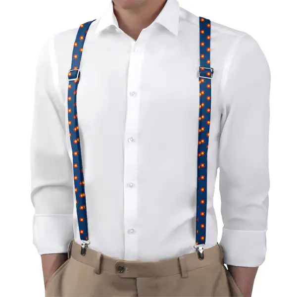 Flag Theme Suspenders