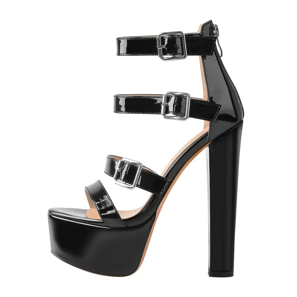 Platform Chunky High Heel Sandals