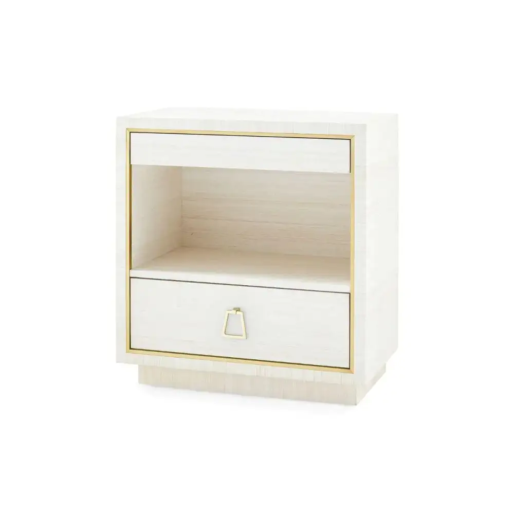 Architectural Drawer Storage Side Table