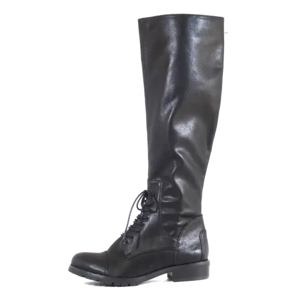 Lace Up Knee High Boots