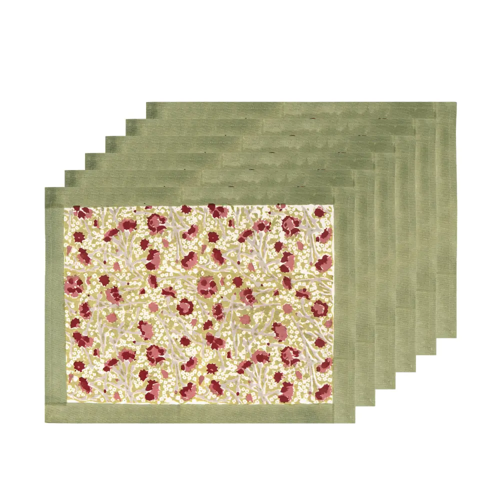 Lush Meadow Placemat Set