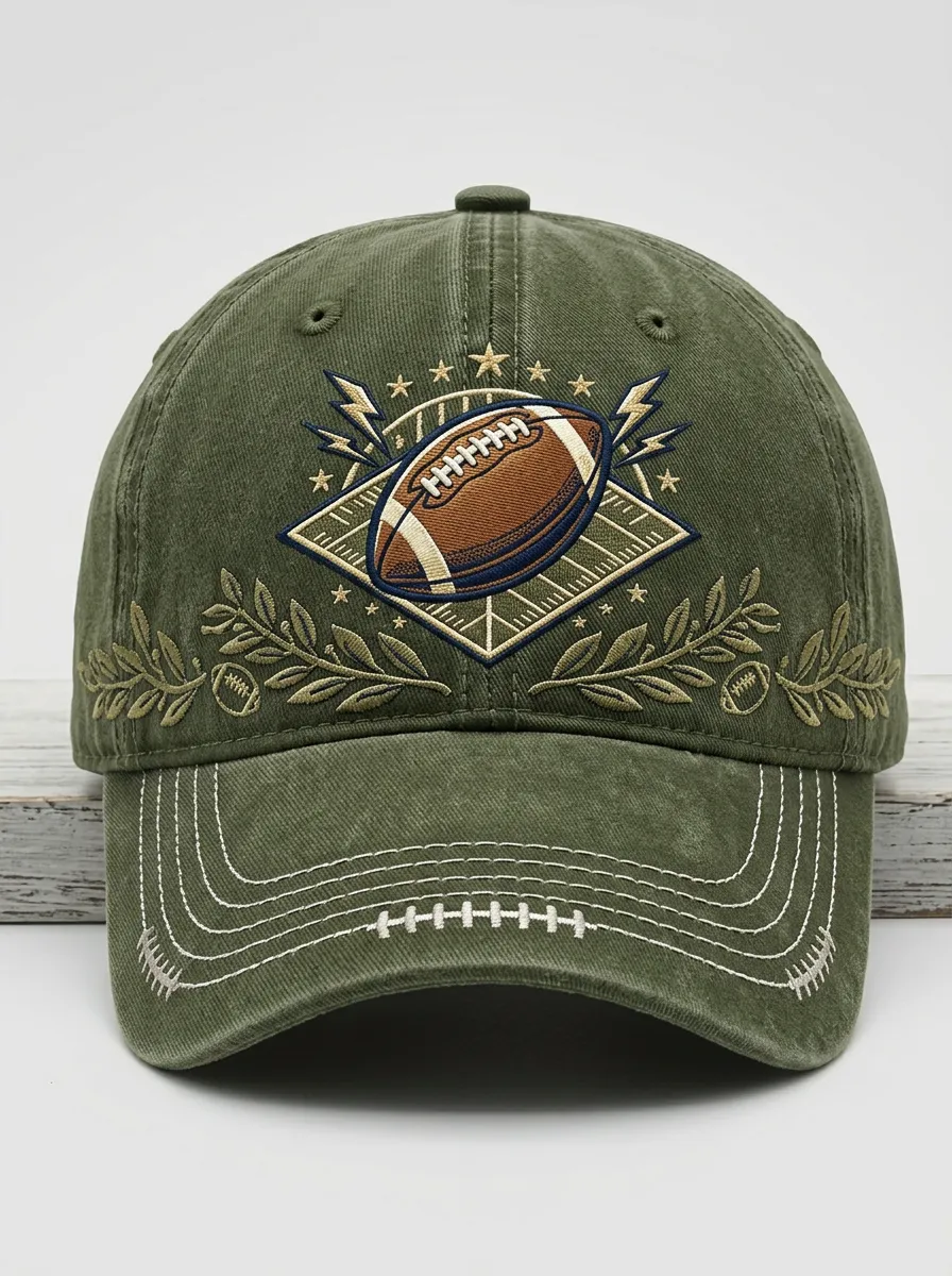 Heritage Gridiron Embroidered Baseball Cap