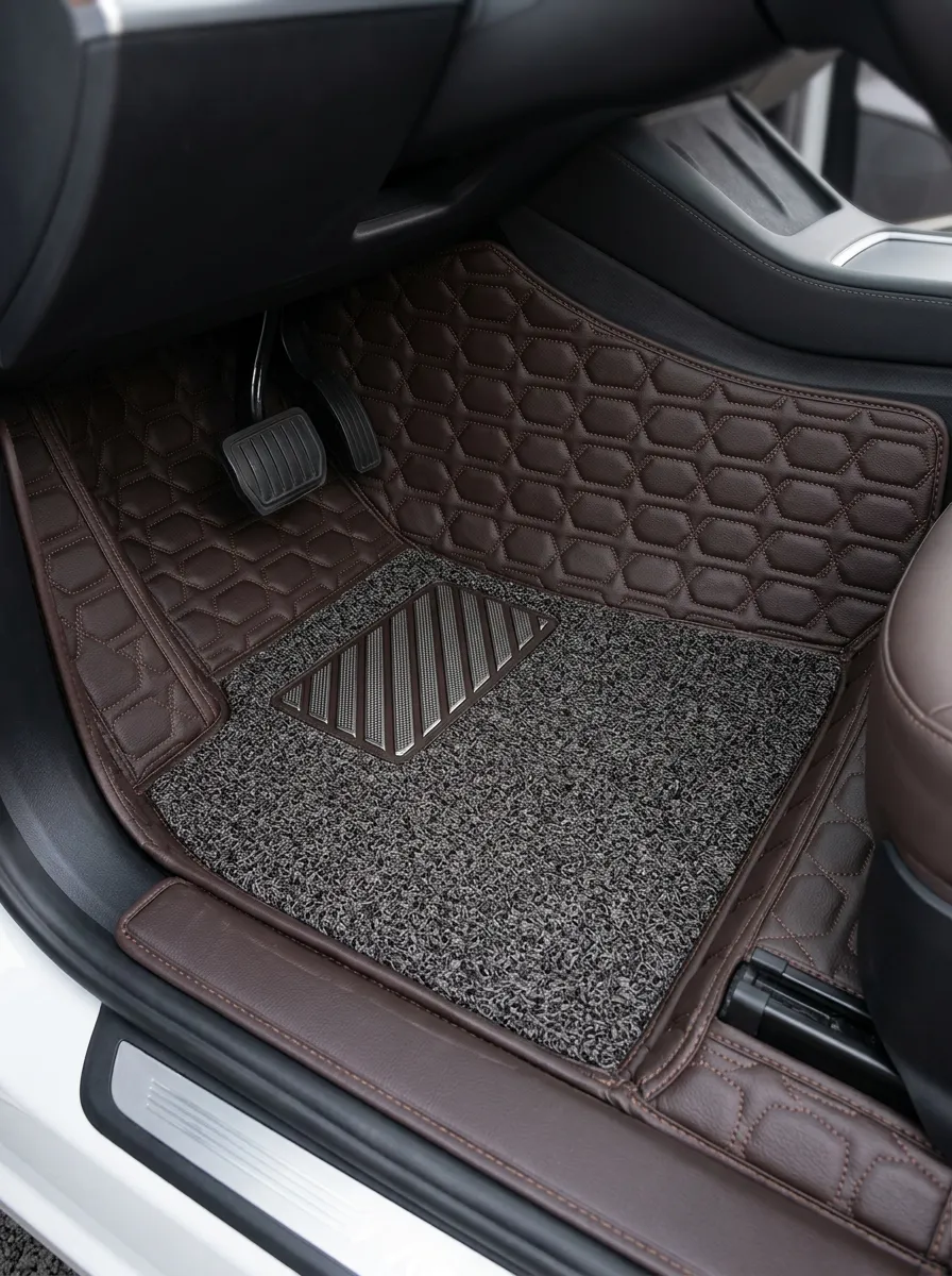 Refined Textured Car Floor Mats