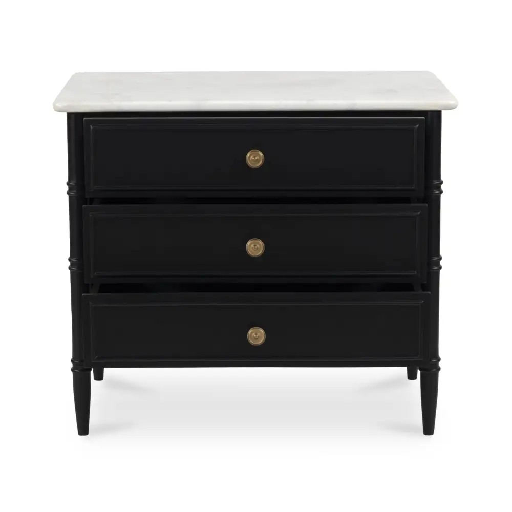 Classic Structured Refined Storage Nightstand
