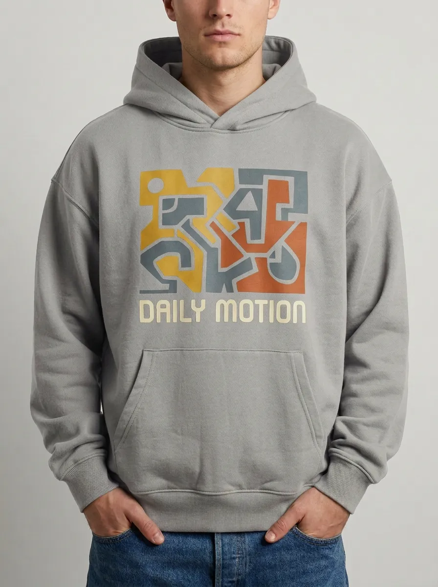 Motion Abstract Geometric Hoodie