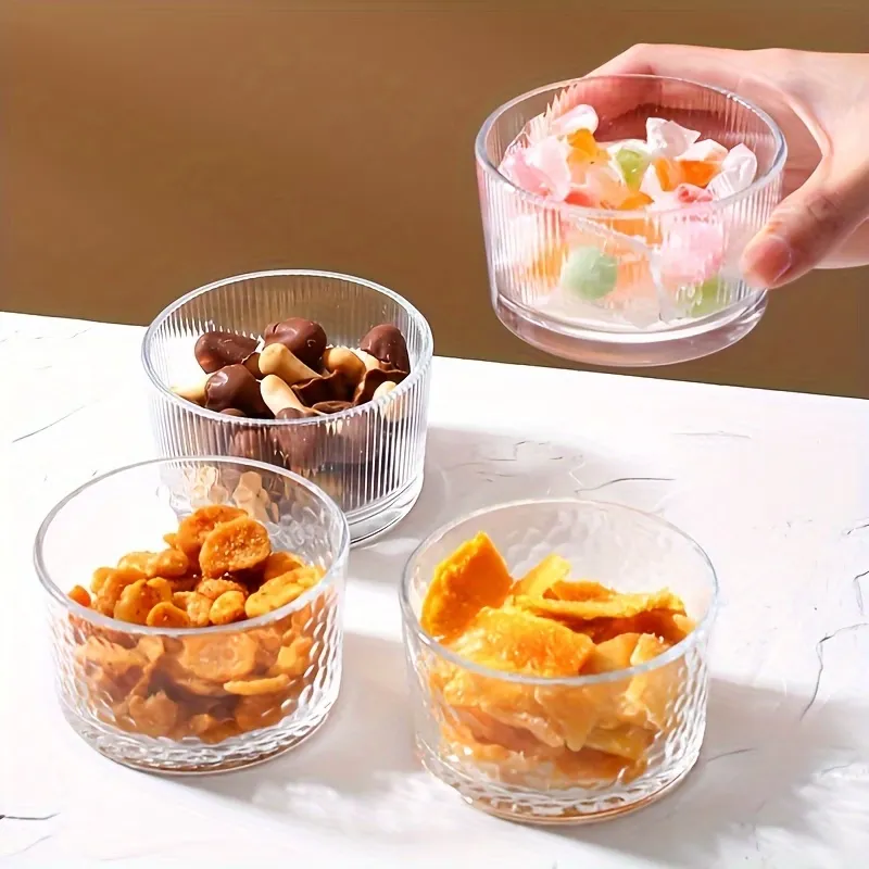 Clear Glass Yogurt Bowl