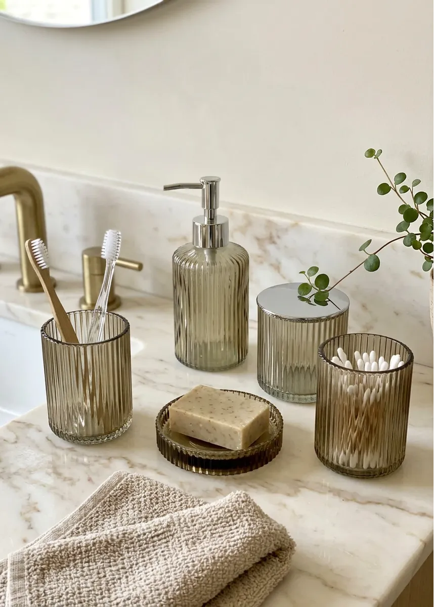 Mist Bathroom Set Amber Of