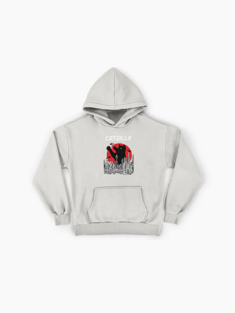 Catzilla Monster Illustration Hoodie