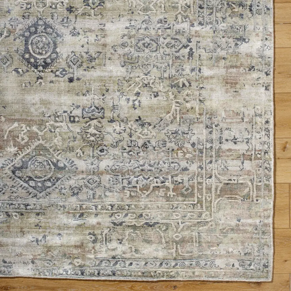 Handmade Viscose Rectangular Carpet