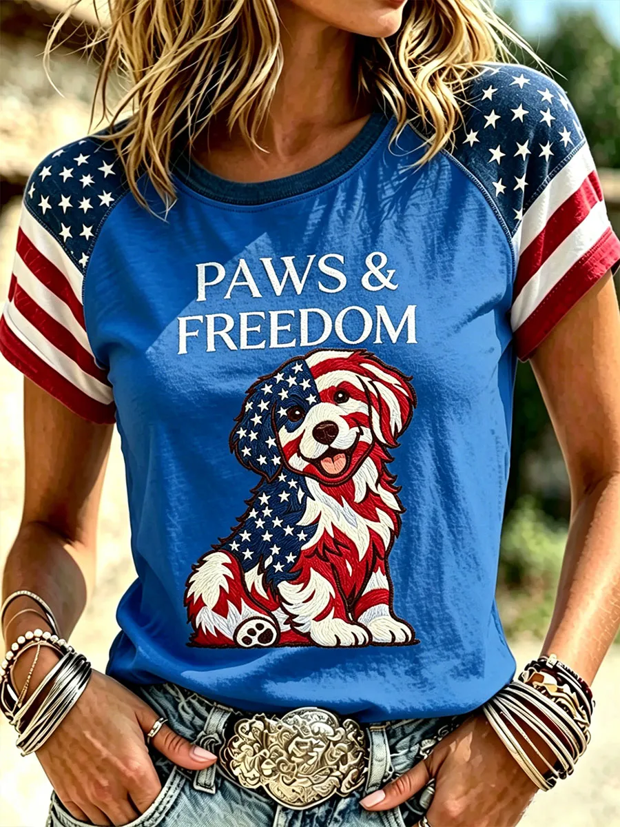 Women's 250th Anniversary Puppy T-Shirt