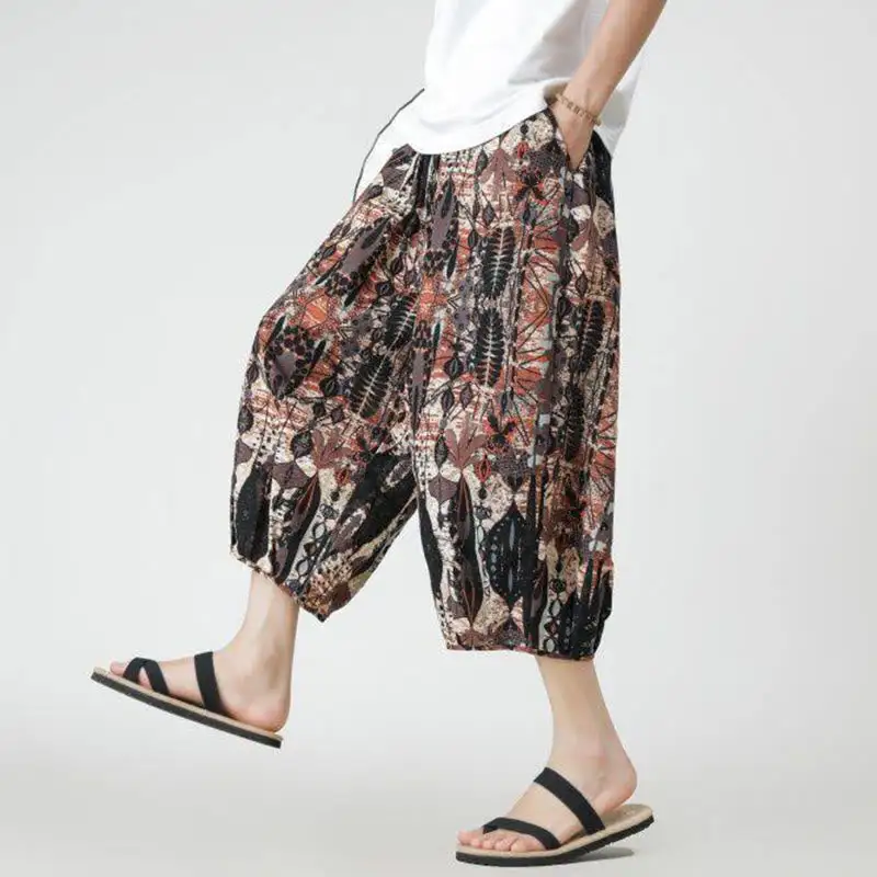 Patchwork Pocketed Pants
