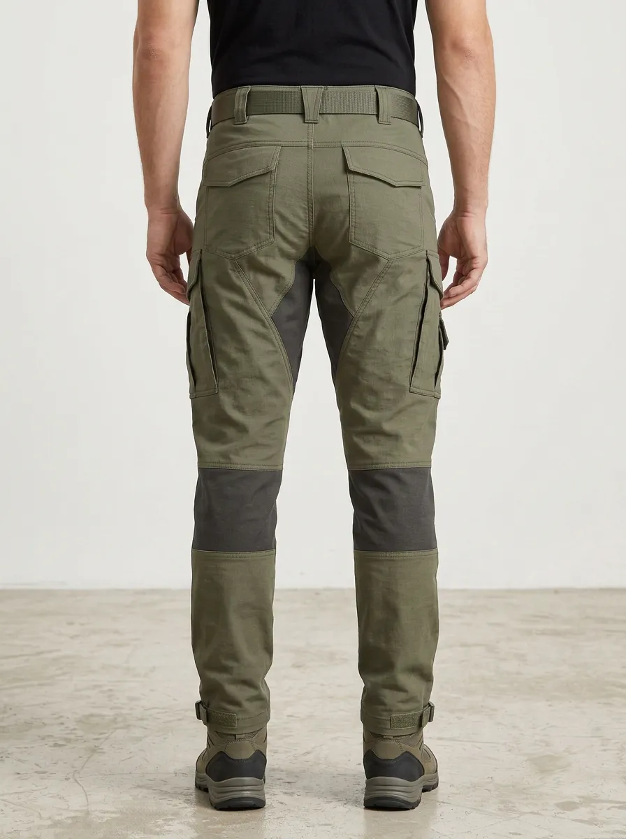 Field-Ready Utility Pocket Outdoor Silhouette Men's Work Pants