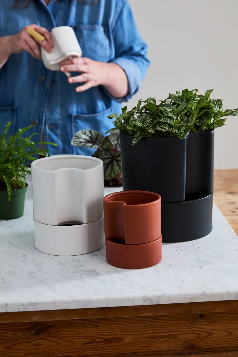 Minimal Pot With Saucer