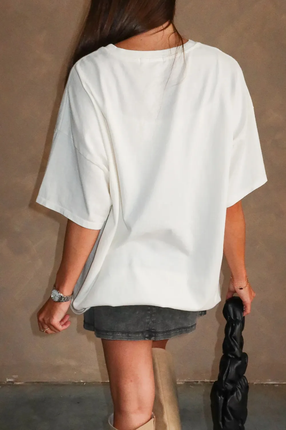 Drop Shoulder Half Sleeve T-Shirt