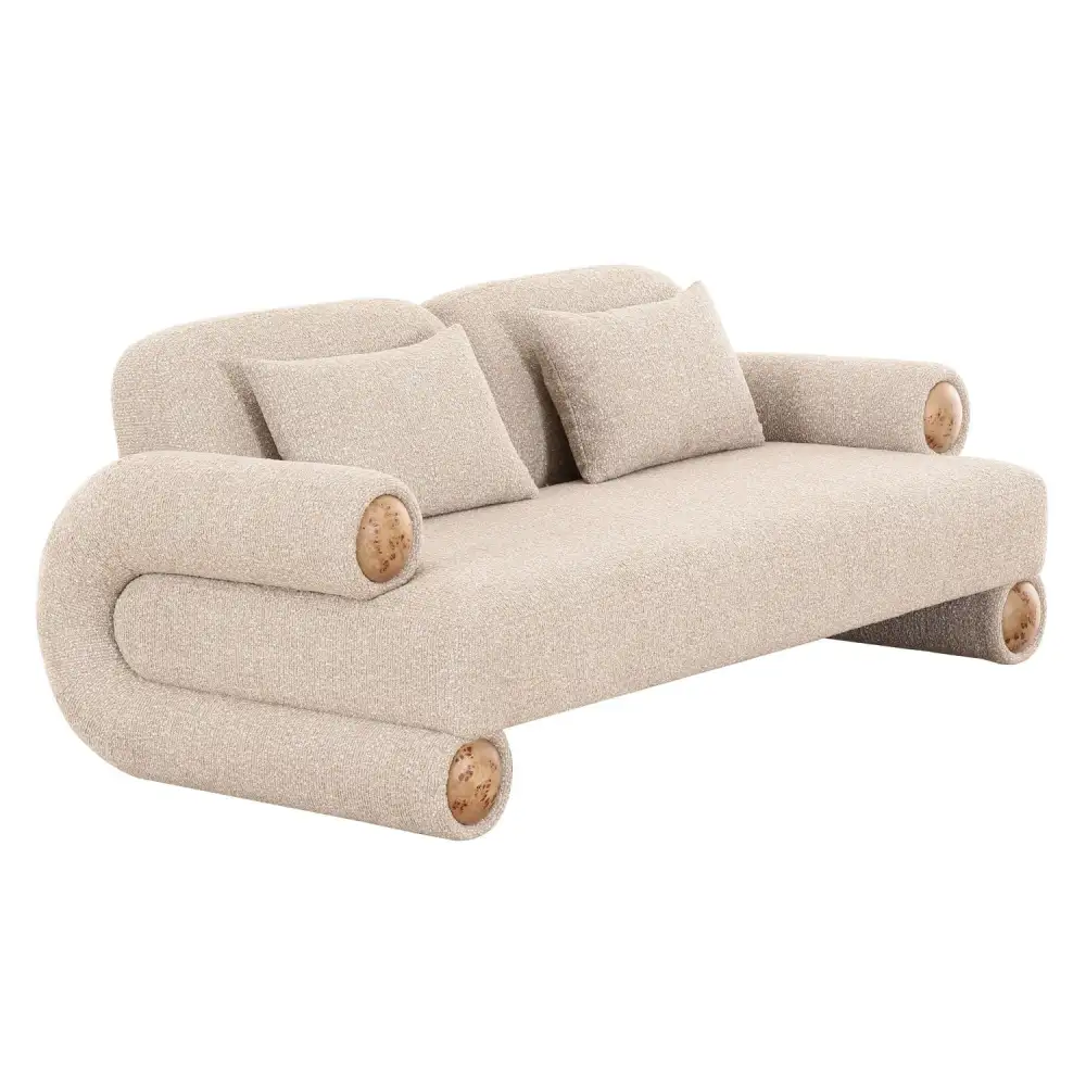 Contemporary Fabric Loveseat