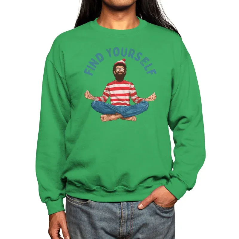 Meditation Round Neck Sweatshirt