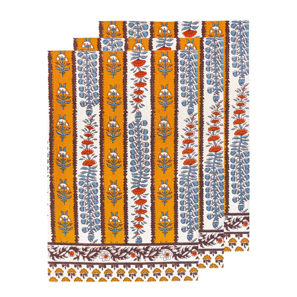 Everyday Patterned Kitchen Tea Towel Set