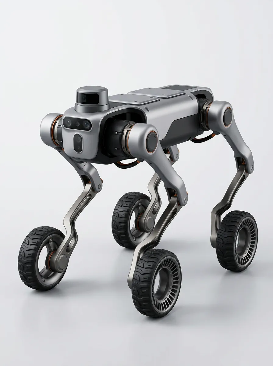 Wheeled Electronic Robot Dog for Robotics Demonstrations