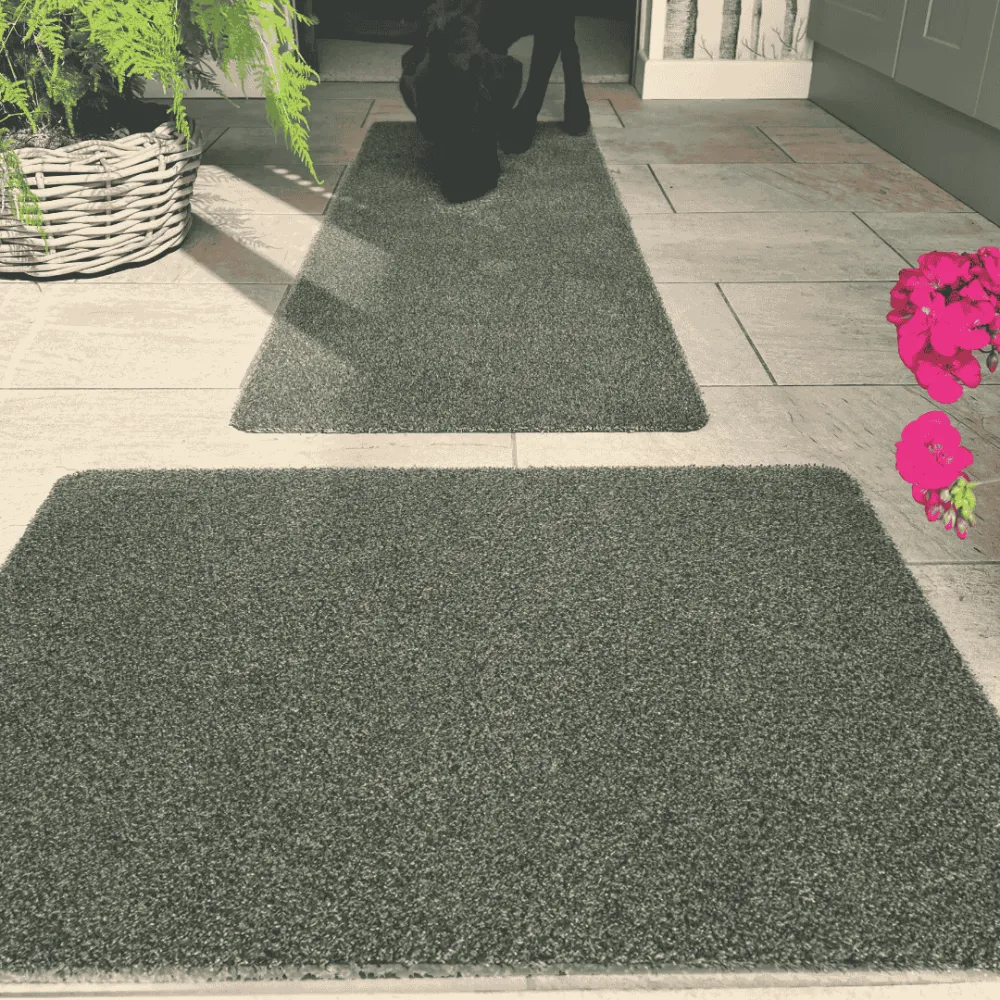 Flecked Texture Door Mat
