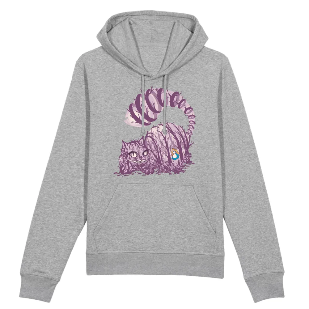 Mischief Cat Graphic Pullover Hoodie