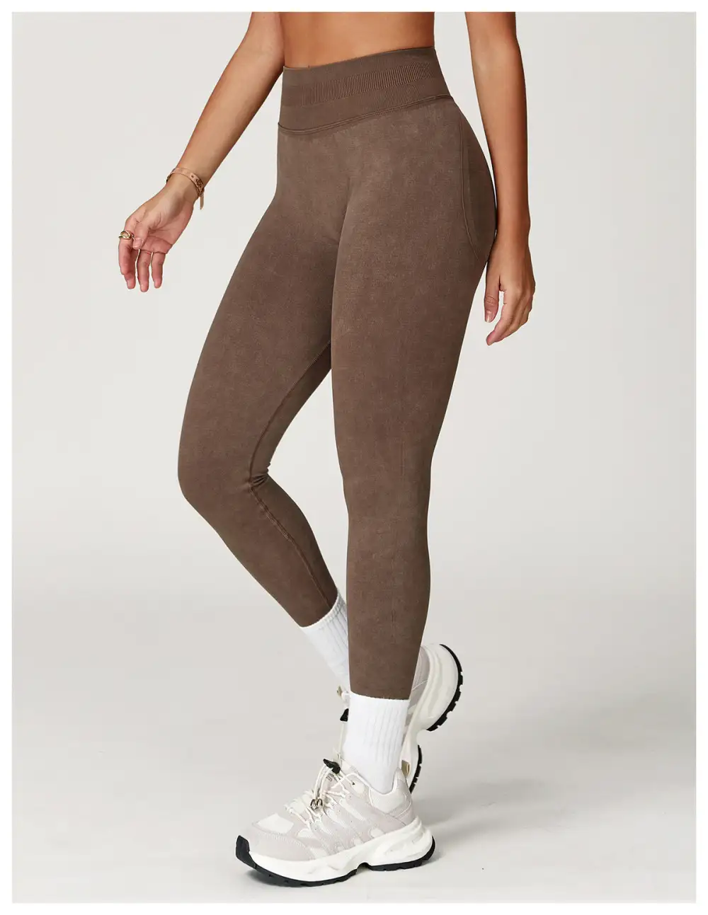 Stonewashed Active Leggings