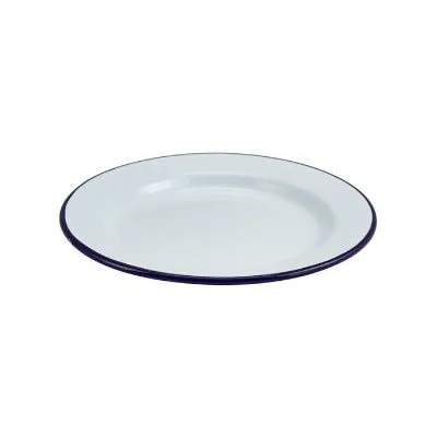 Enamel Wide Rim Plate