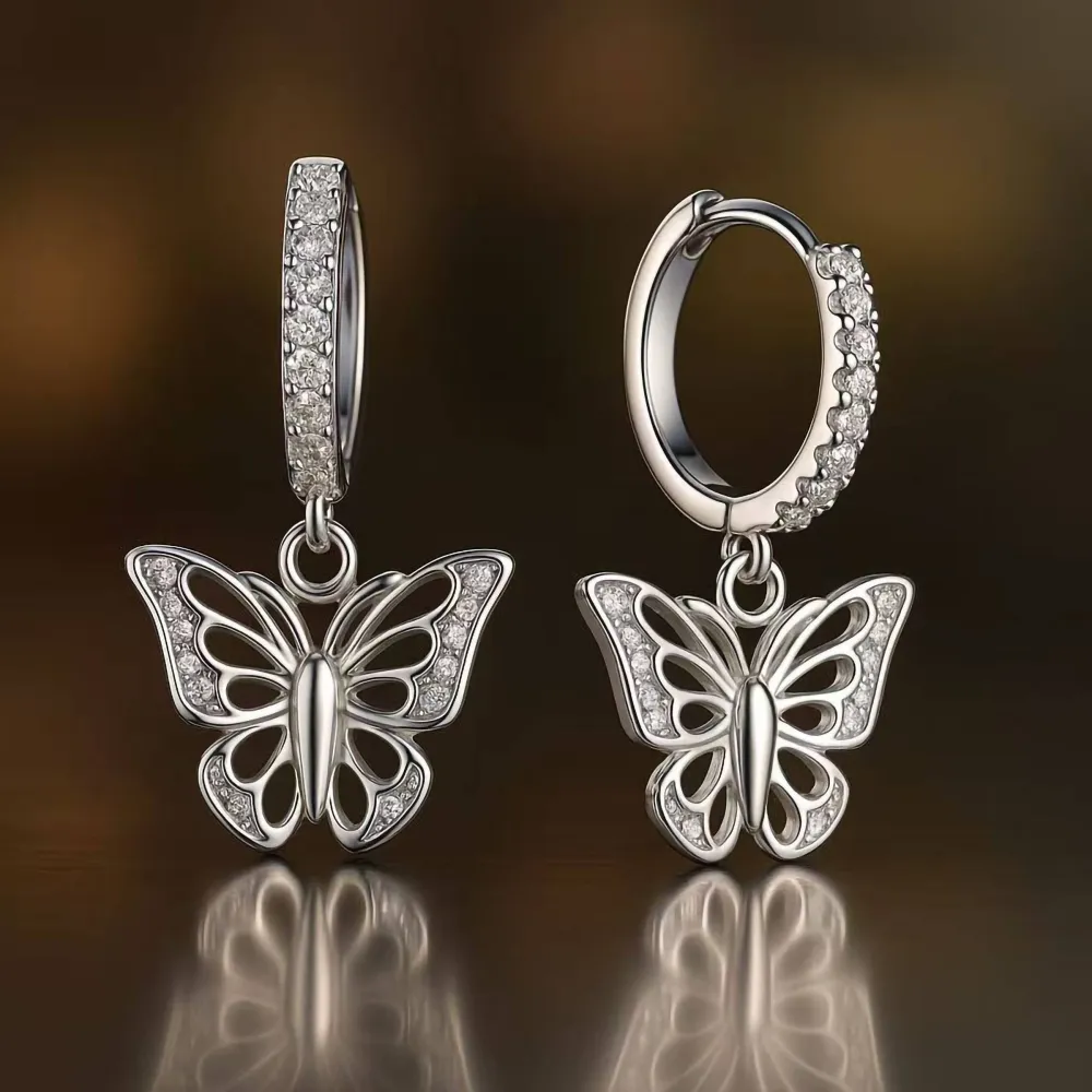 Sculptural Floral Hoop Earrings