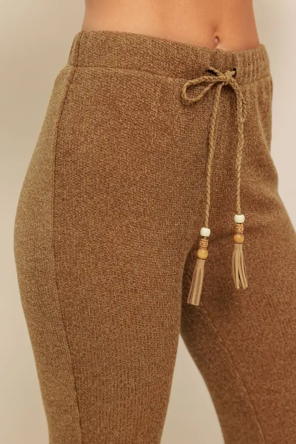 Knit Flared Pants