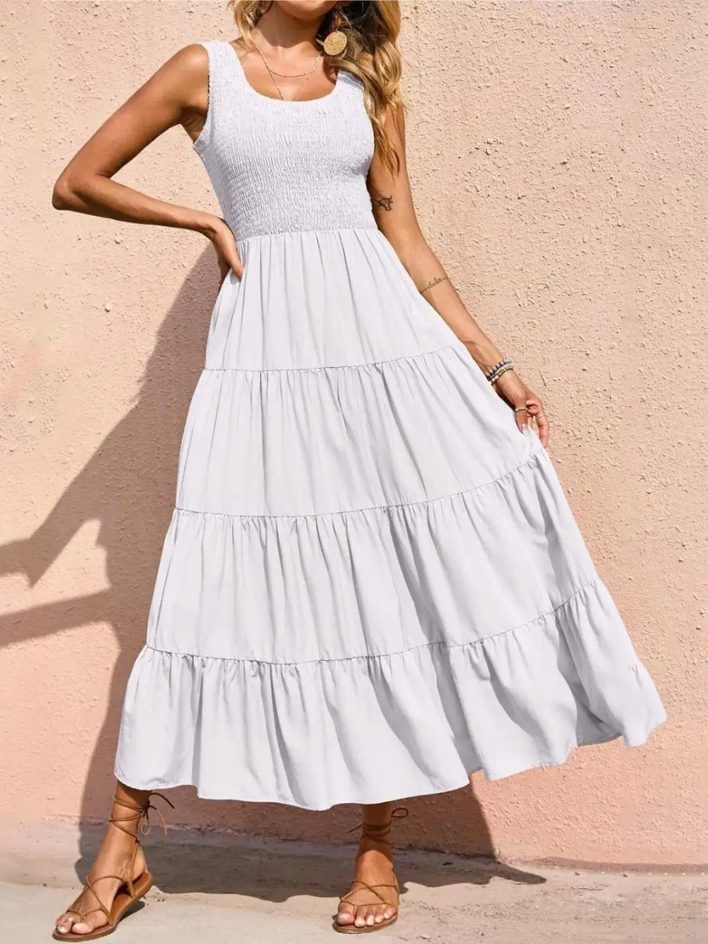Classic Tiered Casual Dress