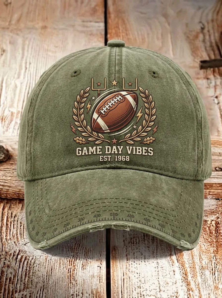 Gameday Vibes Football Baseball Cap