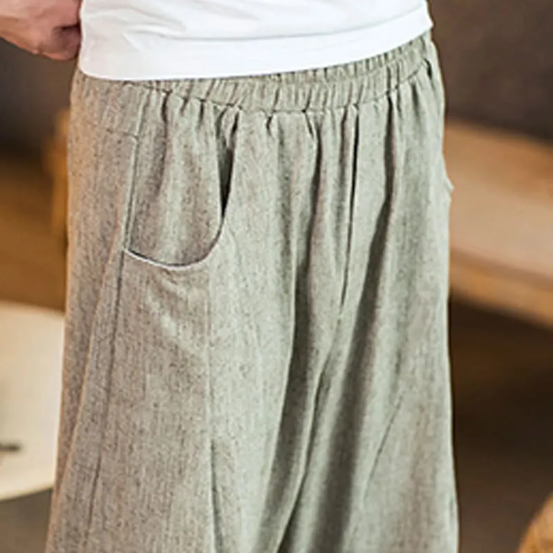 Drawstring Elastic Waist Pants