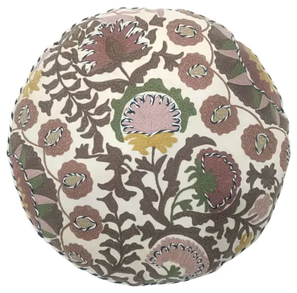 Refined Surface Embroidered Velvet Decorative Cushion Cover