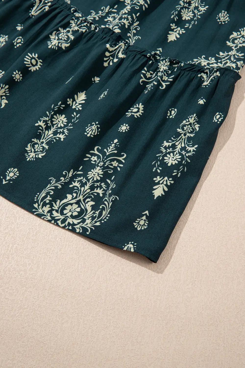 Smooth Finish Floral Printed Mini Dress