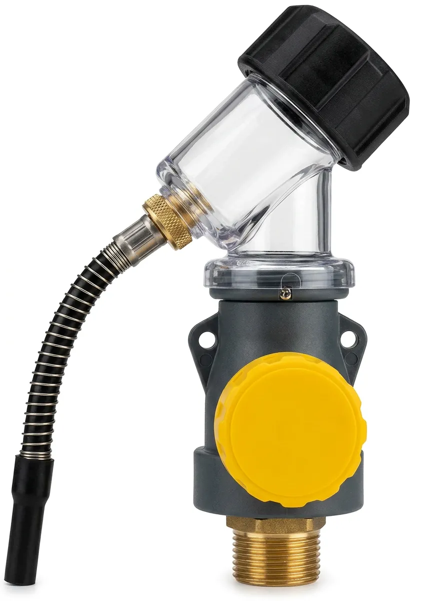Mesh-Strainer Water Heater Flush Filter