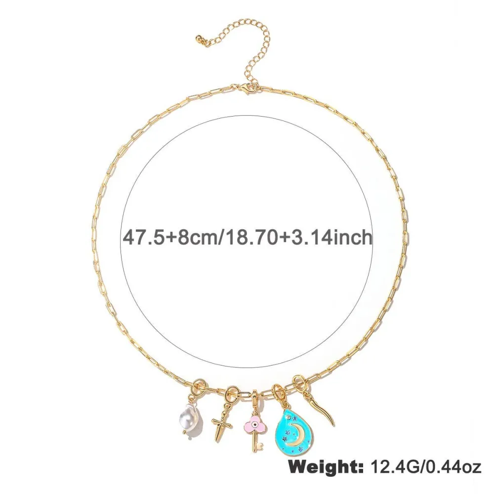 Moon Pendant Necklace