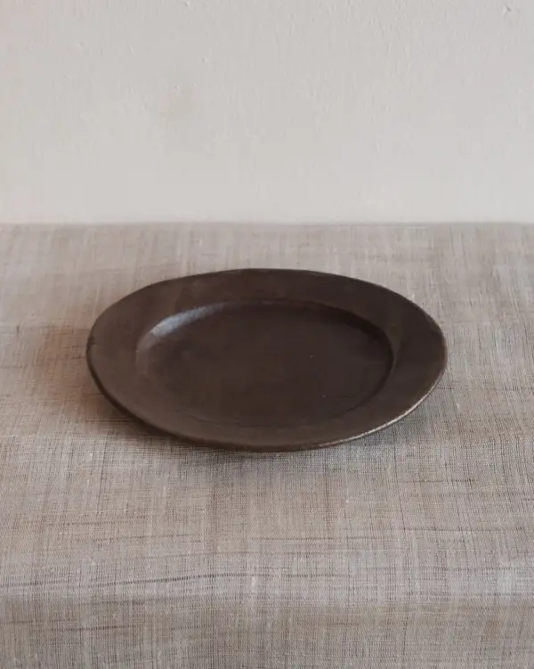 Glazed Oval Plate Kitchen Tableware Piece