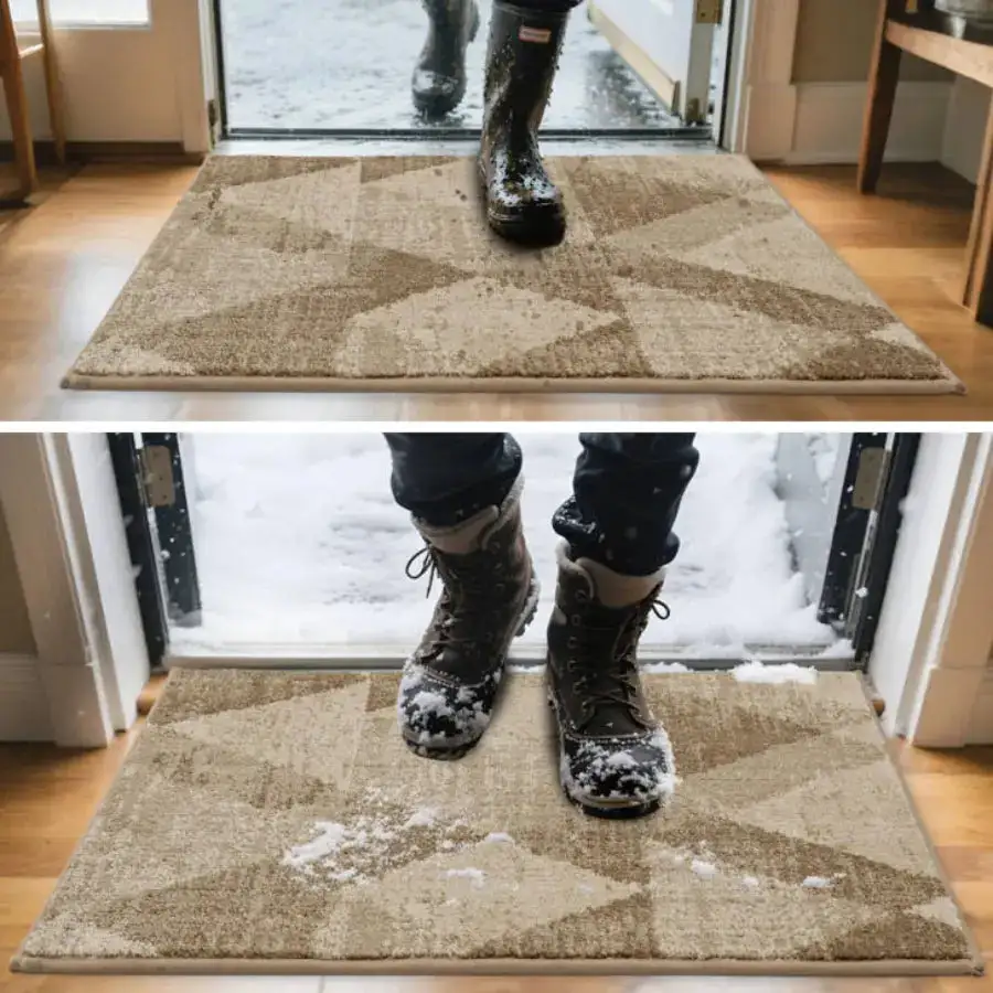 Geometric Abstract Indoor Door Rug