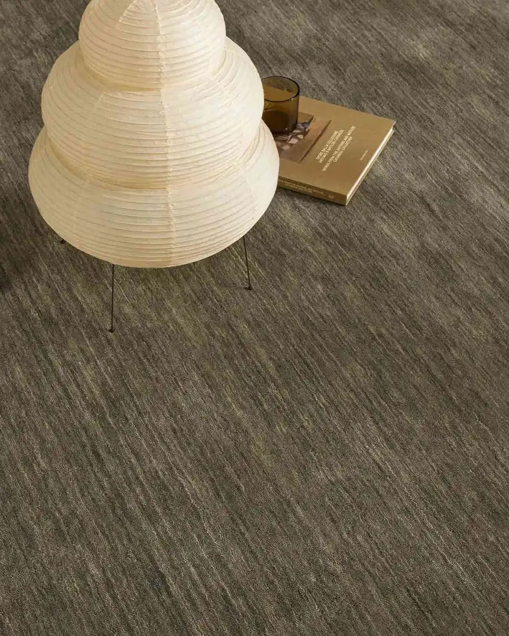 Wool Bordered Contemporary Area Rug