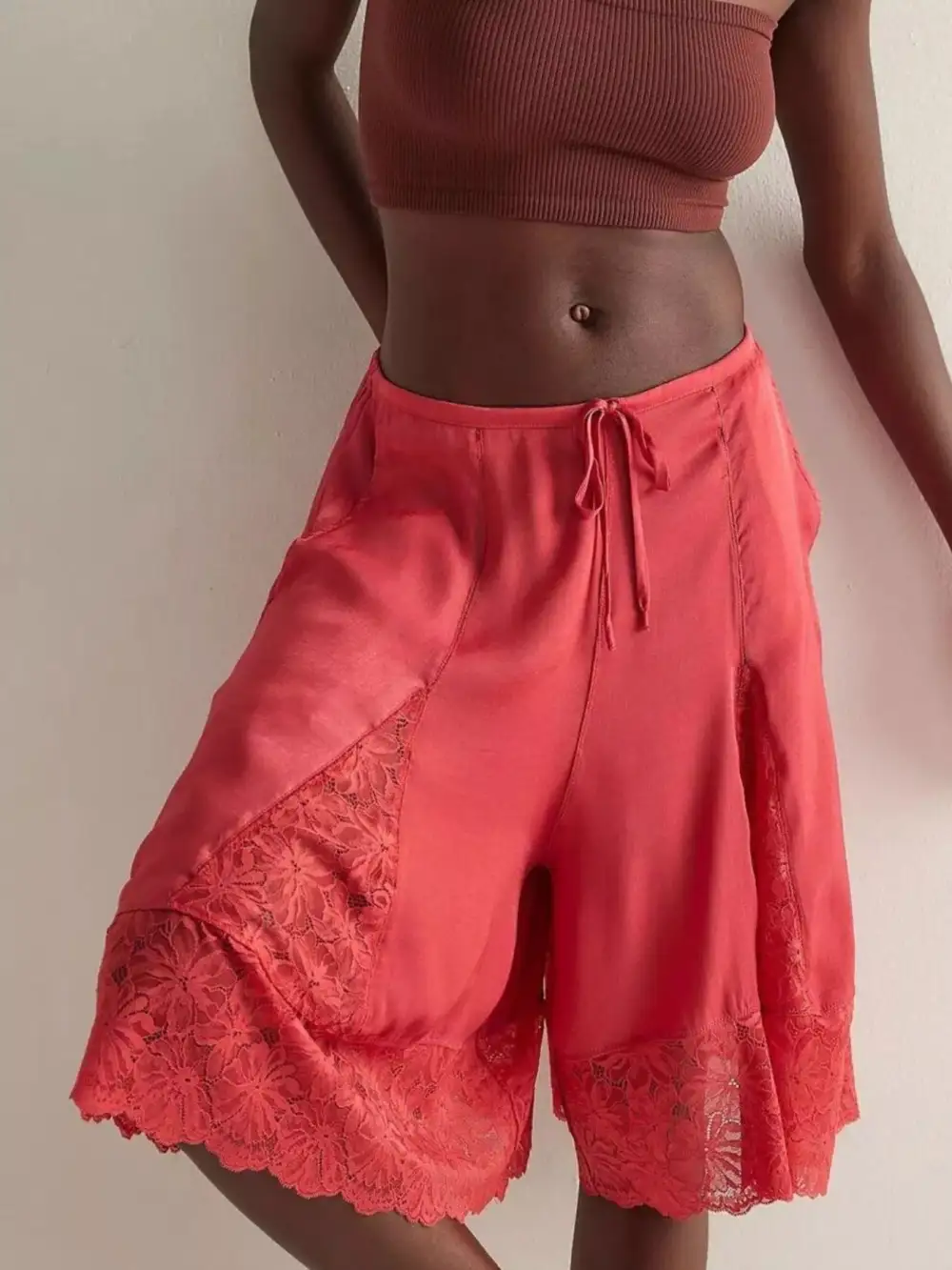 Everyday Lace Trim Shorts