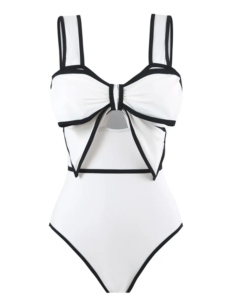 Jade Polka Dot Swimsuit Set