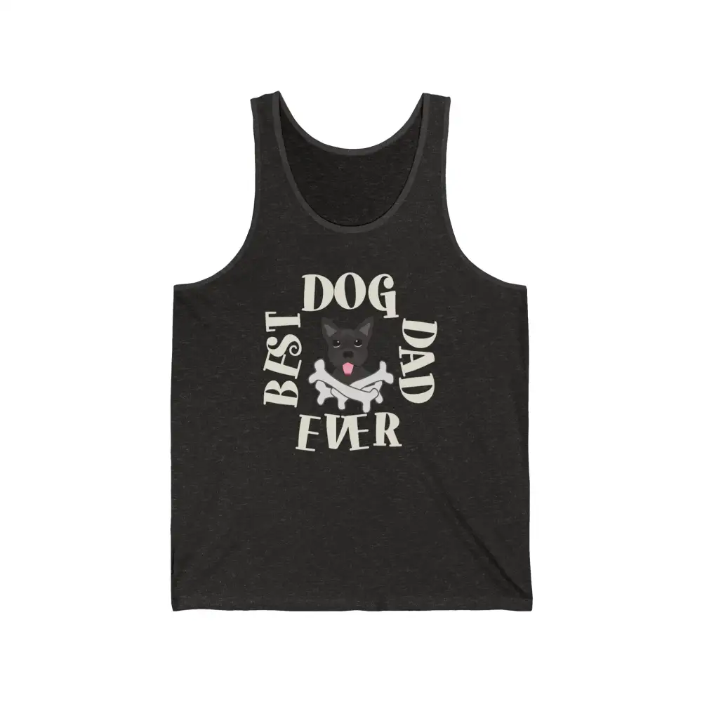 Dog Dad Puppy Graphic Tank Top