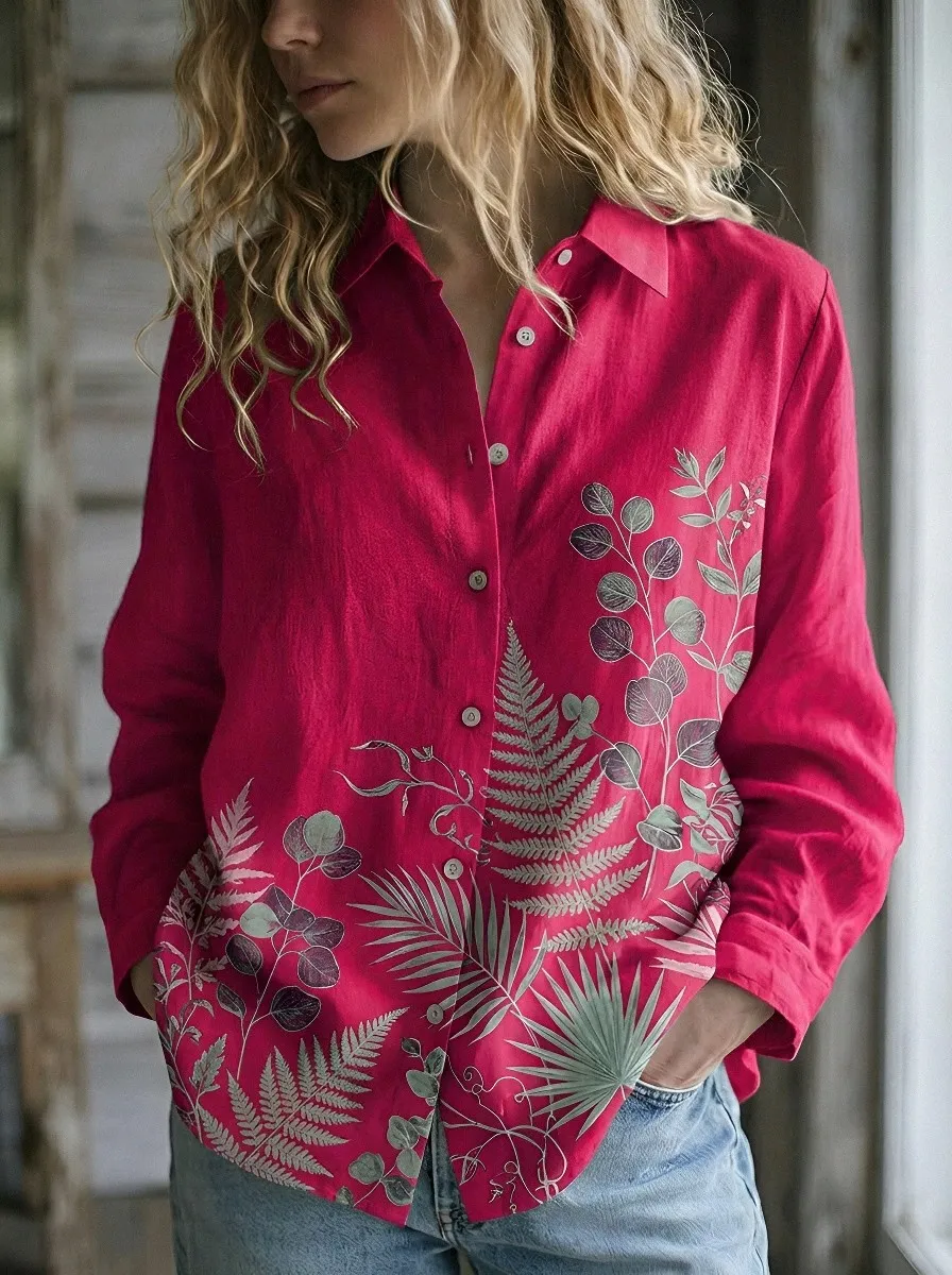 Botanical Nature Lover Casual Shirt Classic