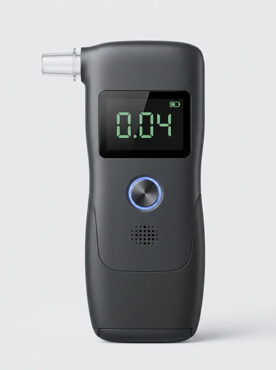 Portable Digital Breath Alcohol Tester Handheld LCD Meter